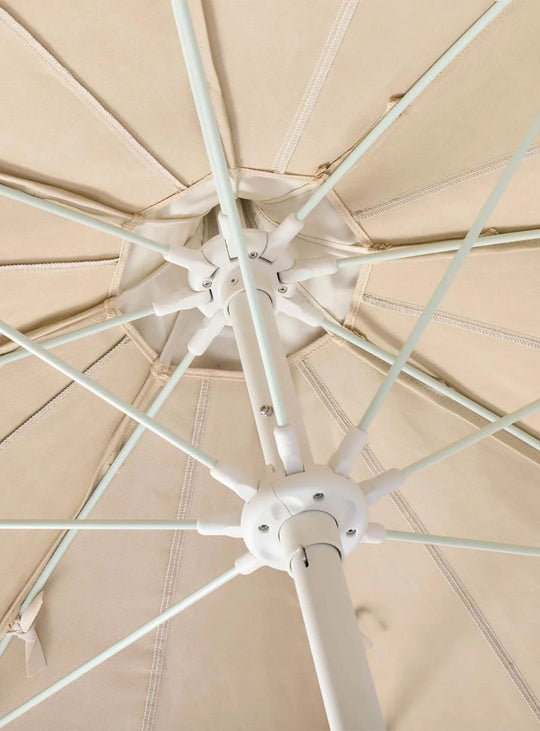 Parasol Pagoda de Basil Bangs toile ventilée stable par temps venteux. lin