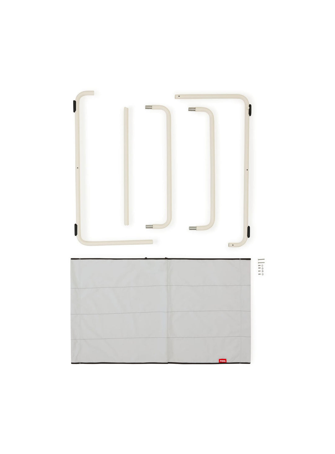 Cadre en acier Fatboy Beanbase : structure solide et confort souple pour pouf iconique. crème