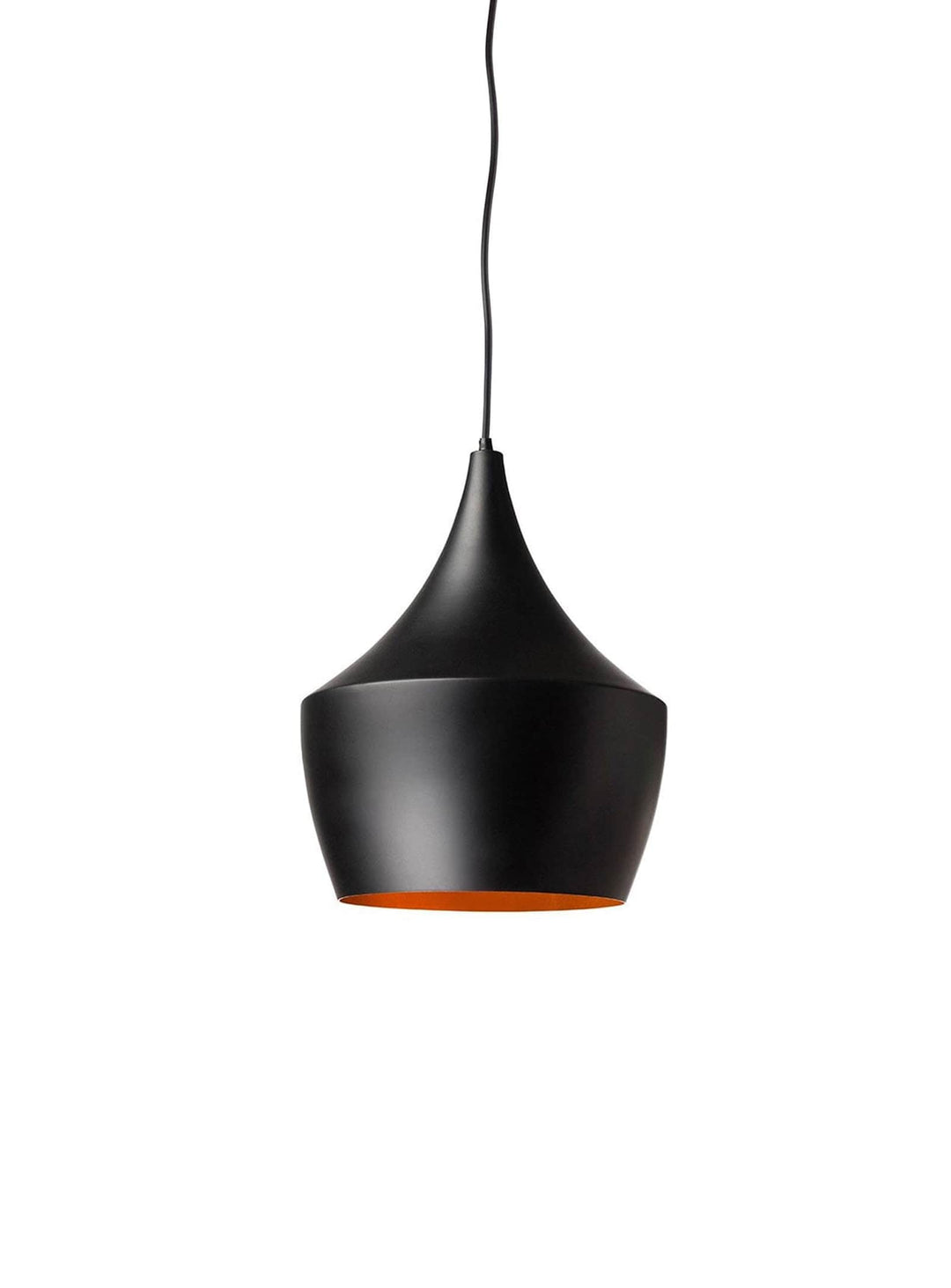 Lampe suspendue Beat Fat : élégance orientale et lumière apaisante. noir