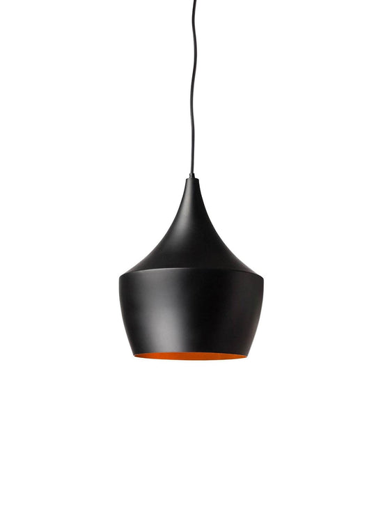 Lampe suspendue Beat Fat : élégance orientale et lumière apaisante. noir