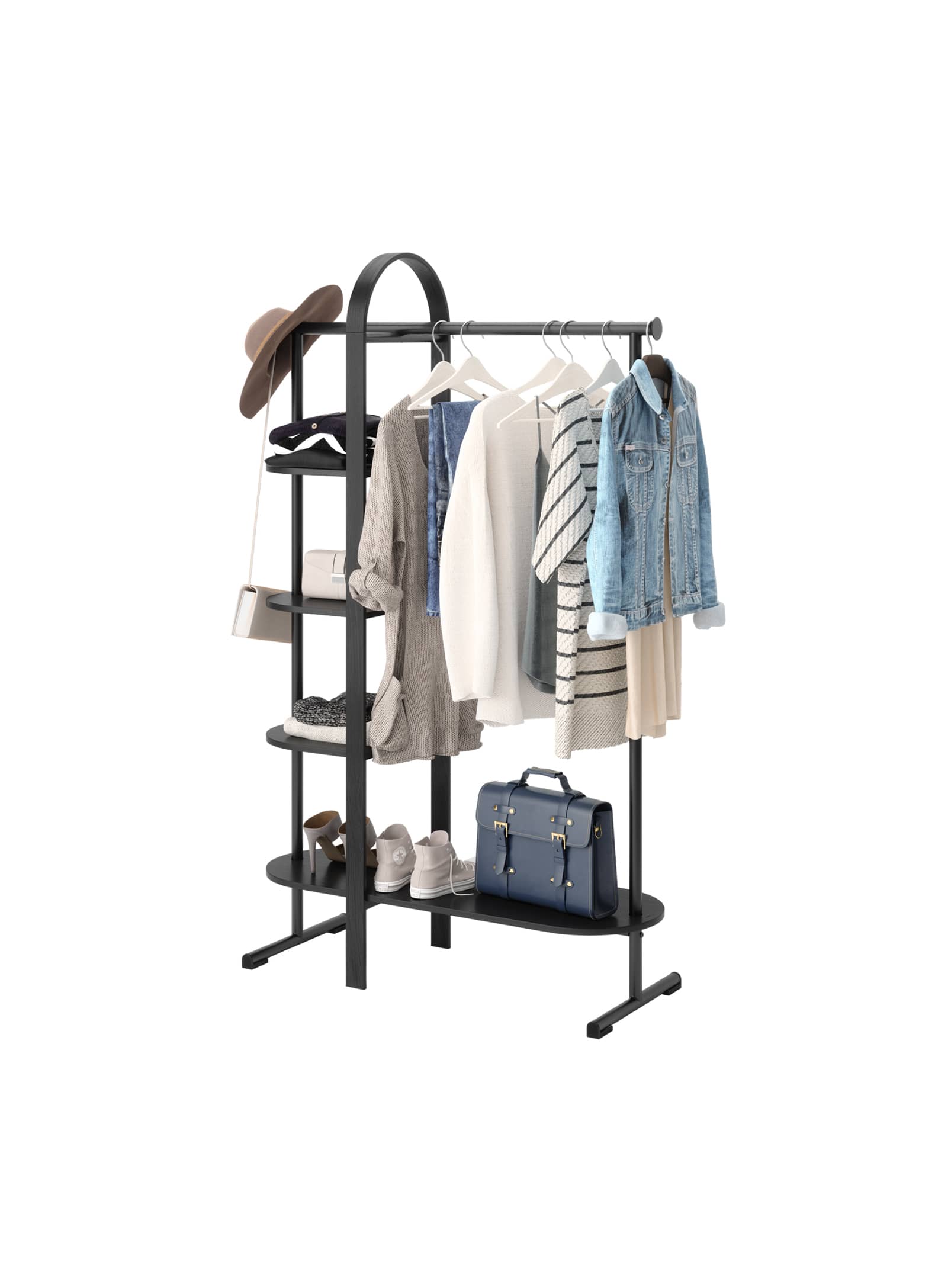 Bellwood, wooden garment rack by Umbra – Nüspace