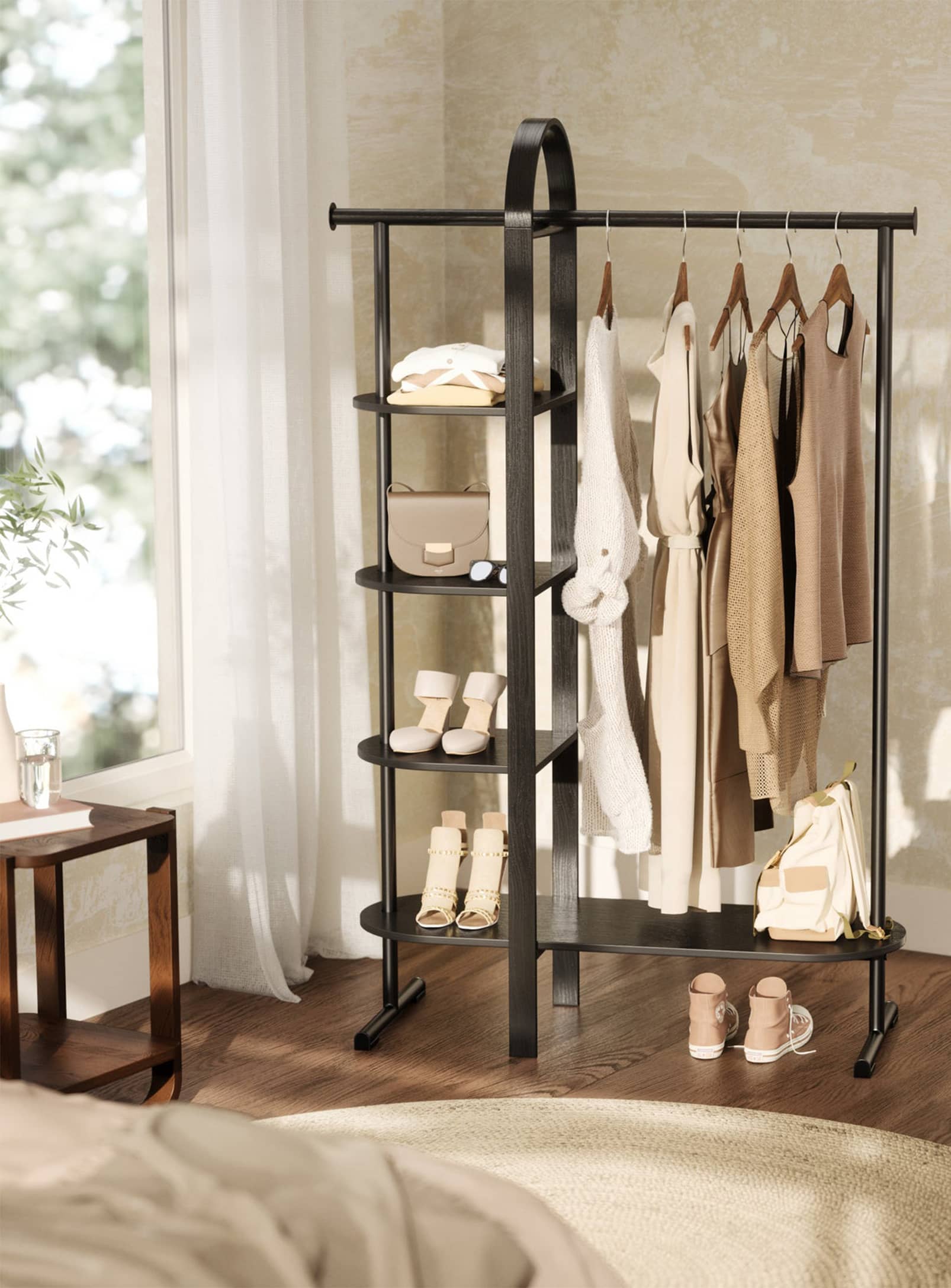 Bellwood, wooden garment rack by Umbra – Nüspace