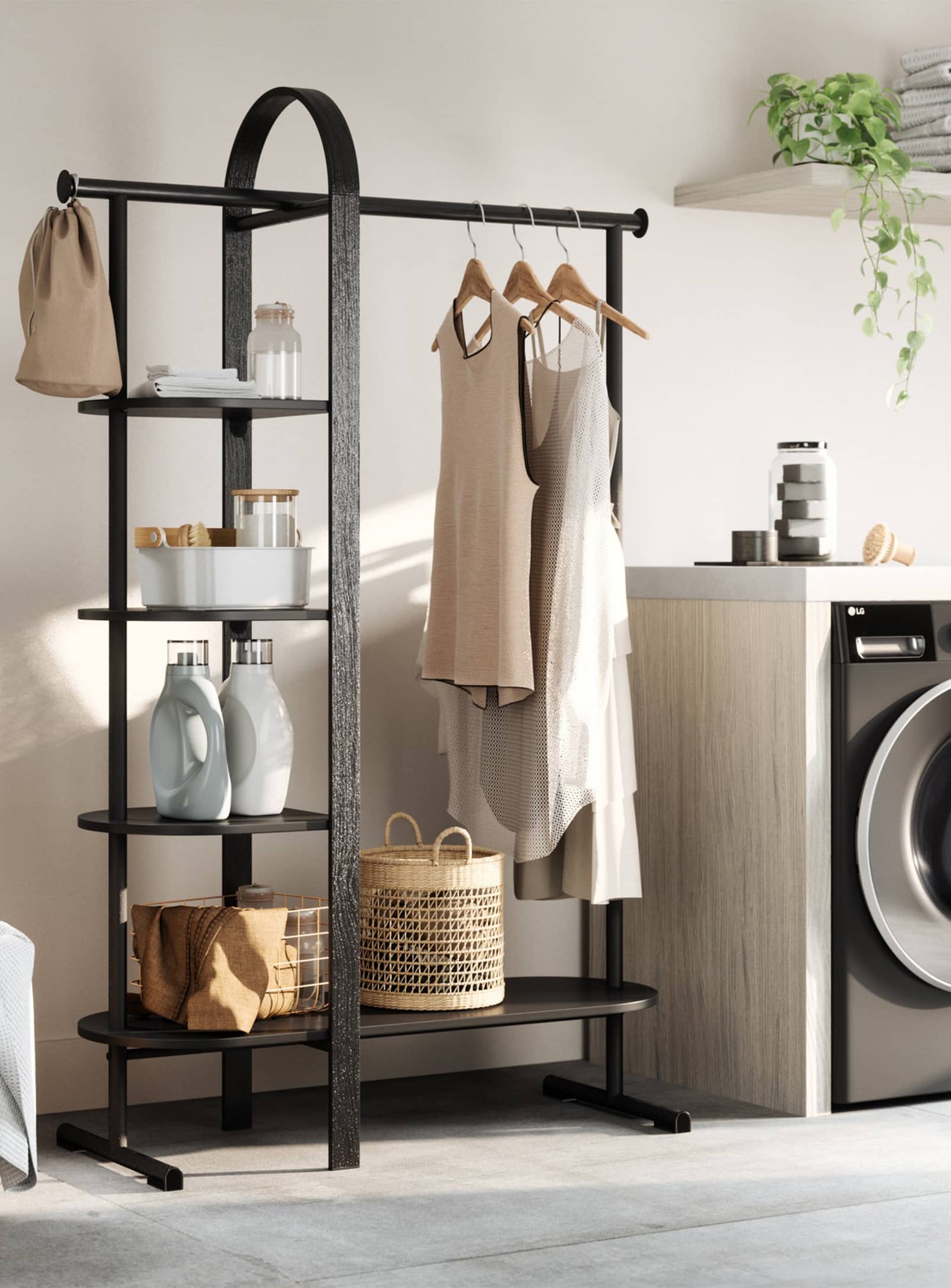Bellwood, wooden garment rack by Umbra – Nüspace
