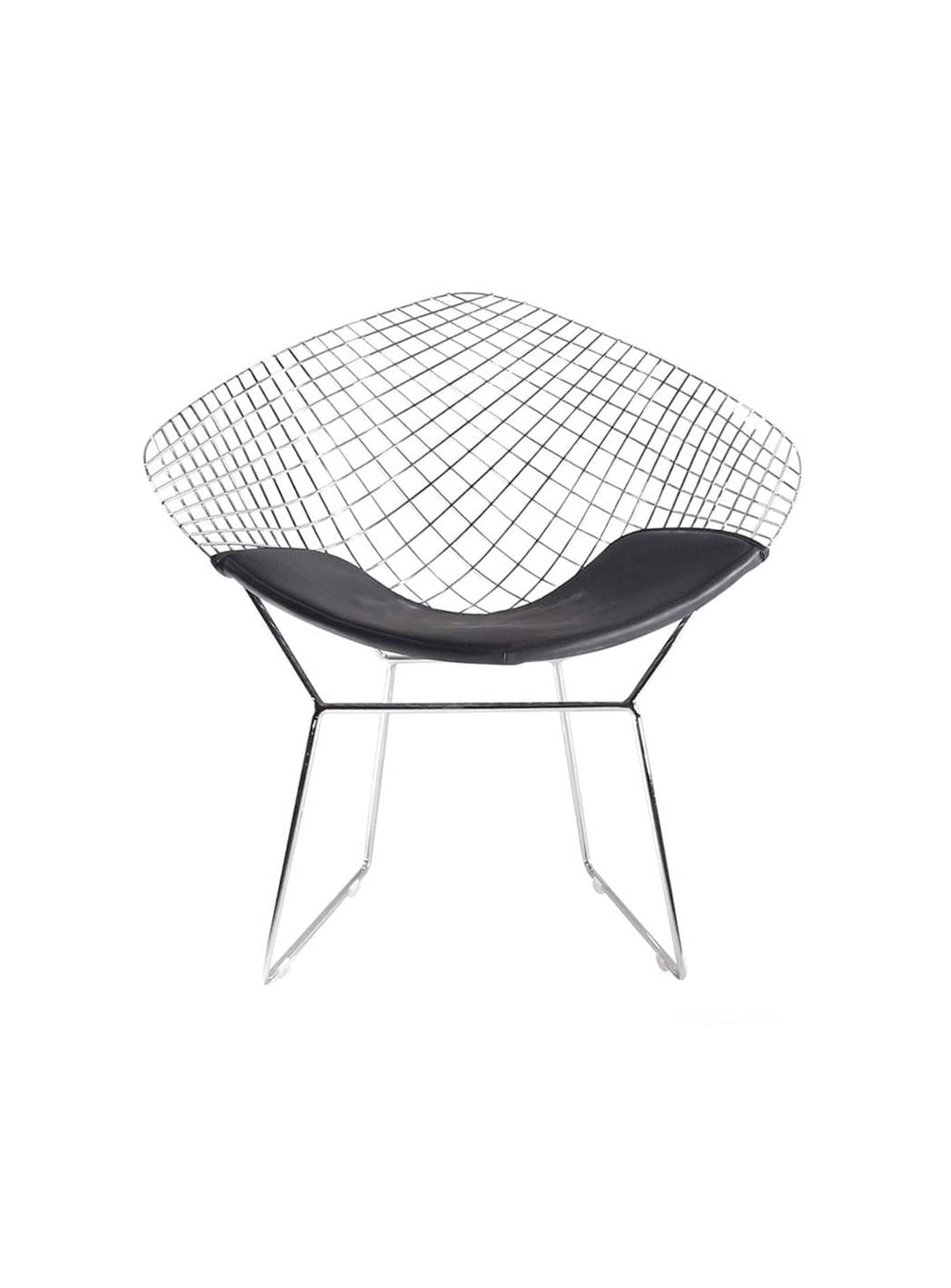 La chaise lounge Bertoia Diamond sublime votre intérieur avec son design aérien et sophistiqué. noir