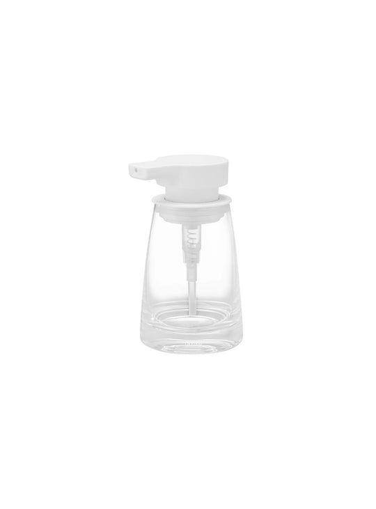 Découvrez le distributeur de savon Ava de Blomus, en verre soufflé bouche au design élégant et intemporel. blanc