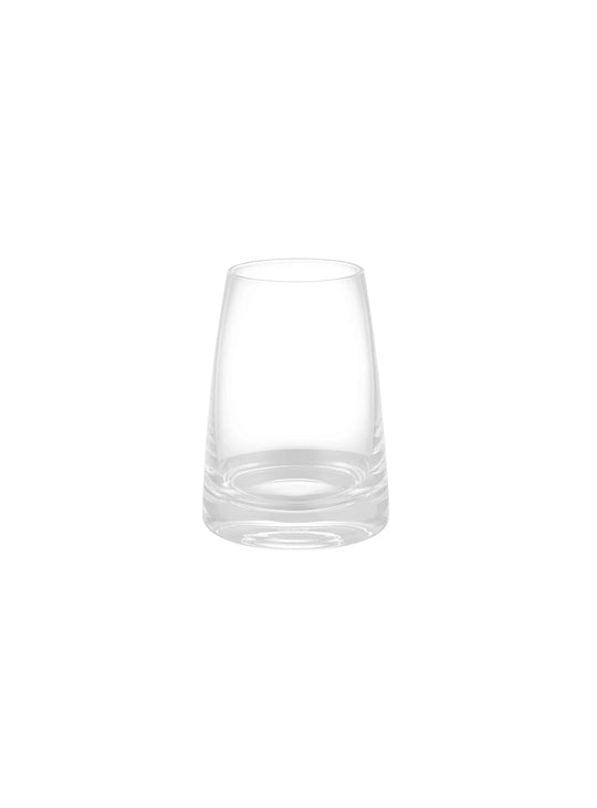 Découvrez le gobelet à brosse à dents Ava de Blomus, un accessoire en verre soufflé bouche au design épuré. blanc