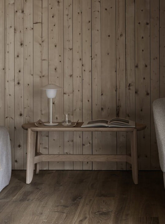 Banc en chêne Blomus Eli, fabriqué en Europe pour durer toute une vie.