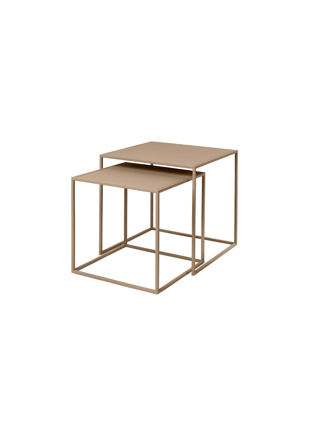 Tables d’appoint gigognes Blomus Fera, acier robuste au style contemporain. nomade