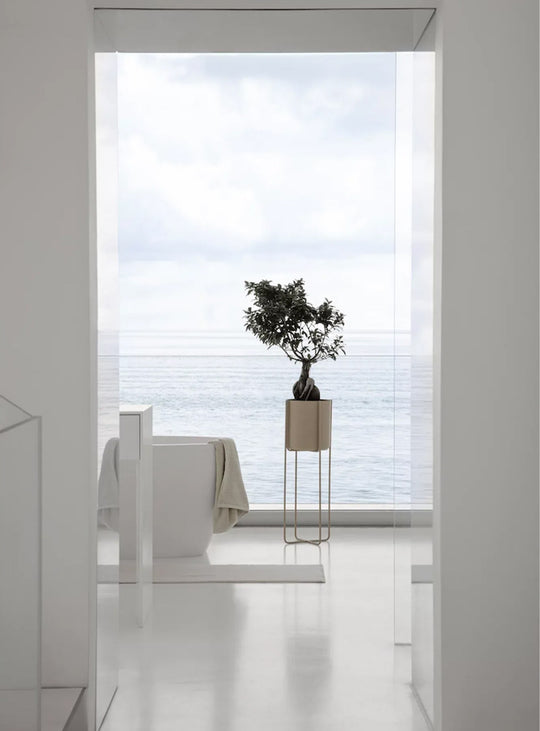 Jardinière Blomus Kena, acier revêtu de poudre pour un intérieur design. 1