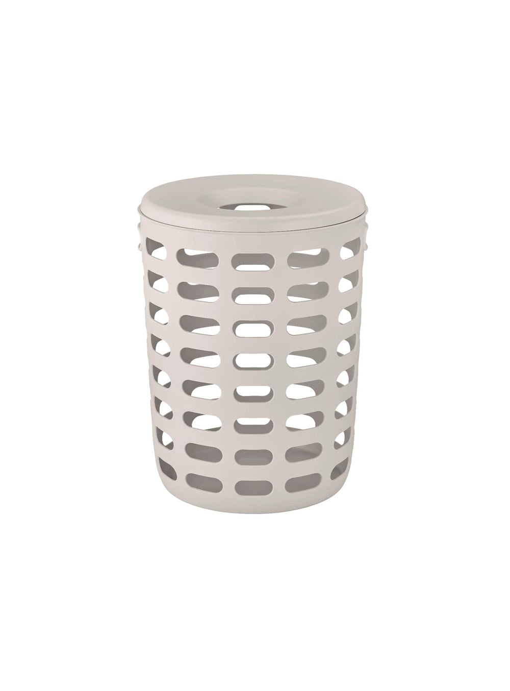 Panier à linge Korie Blomus : léger, robuste et parfait pour la salle de bain. Beige.