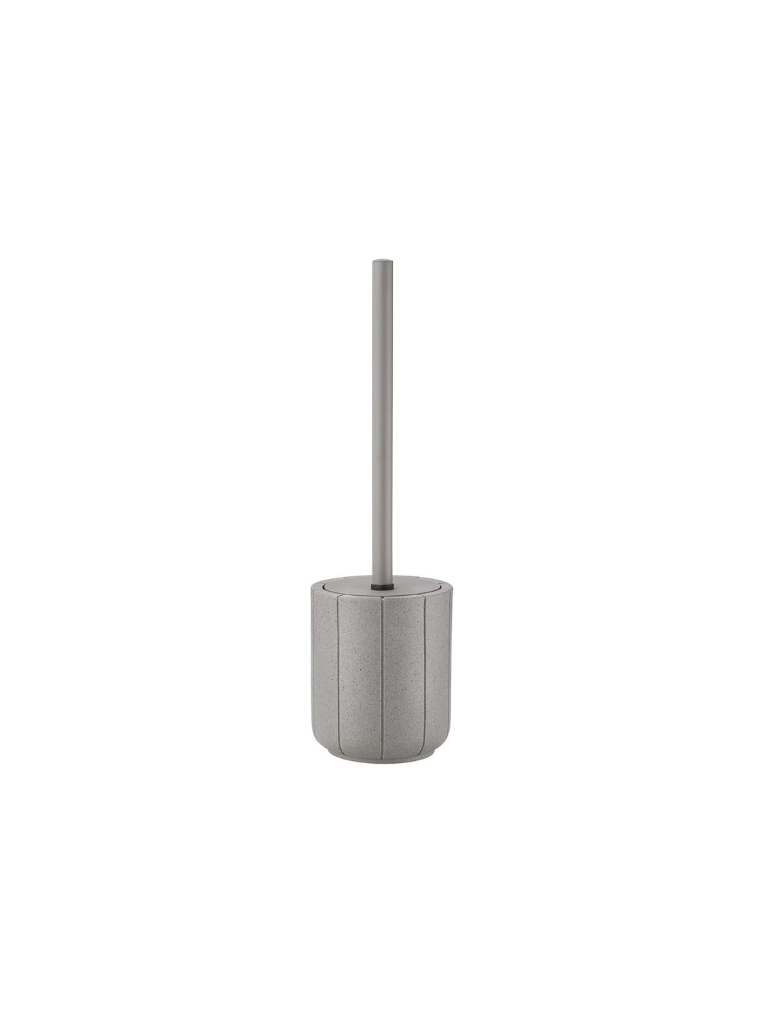 Découvrez la brosse de toilette Kua de Blomus, élégante, durable et fabriquée avec des matières recyclées. gris