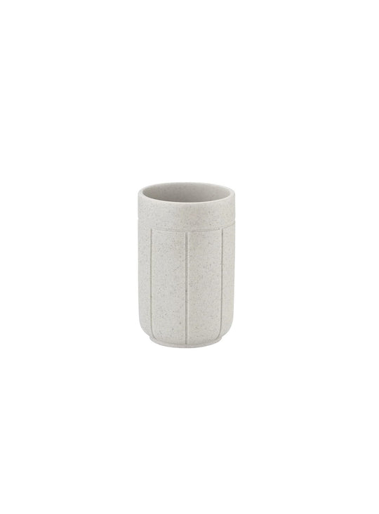 Gobelet à brosses à dents Blomus Kua de 350 ml, compact et élégant pour une salle de bain moderne.