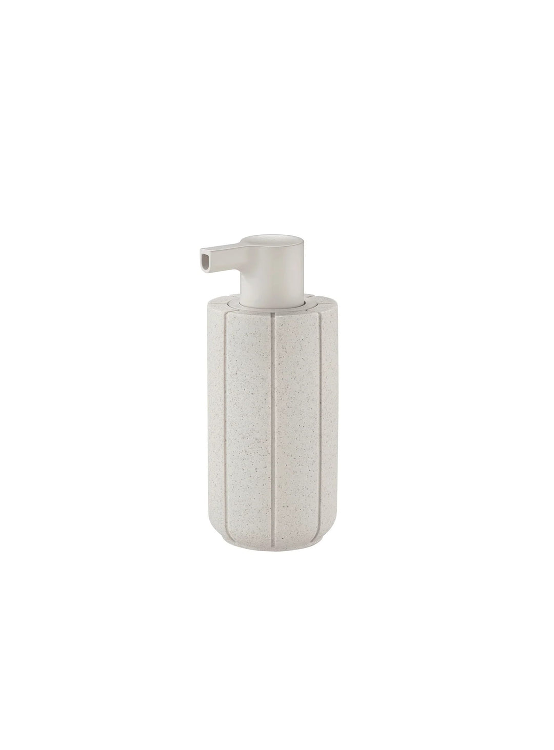 Distributeur de savon Blomus Kua de 300 ml, rechargeable et conçu avec 50 % de matière recyclée.