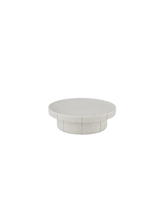 Porte-savon Blomus Kua au design scandinave, fabriqué avec 50 % de matière recyclée. creme