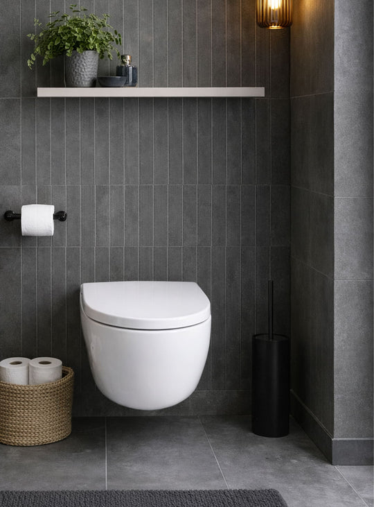 Brosse de toilette Blomus Modo, base antidérapante pour une stabilité parfaite. noir