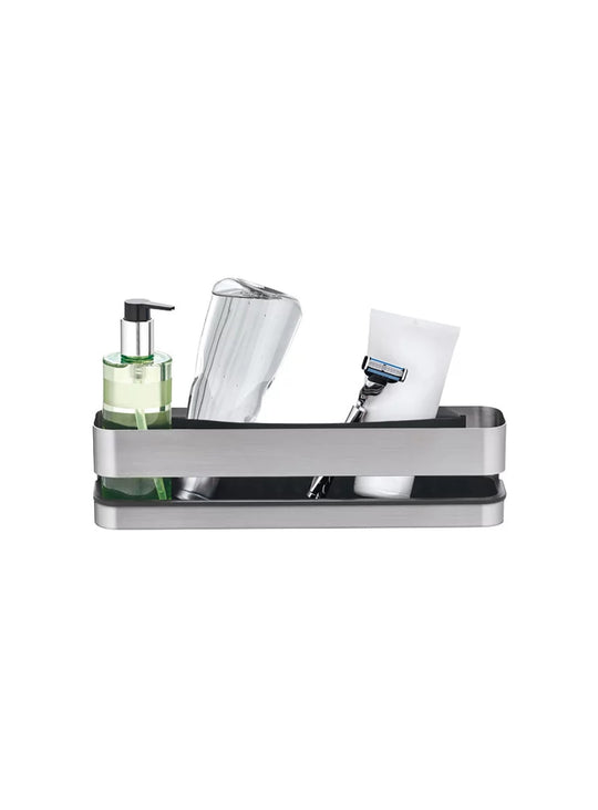 Le panier de douche Nexio de Blomus organise vos produits avec élégance dans un design en acier inoxydable.