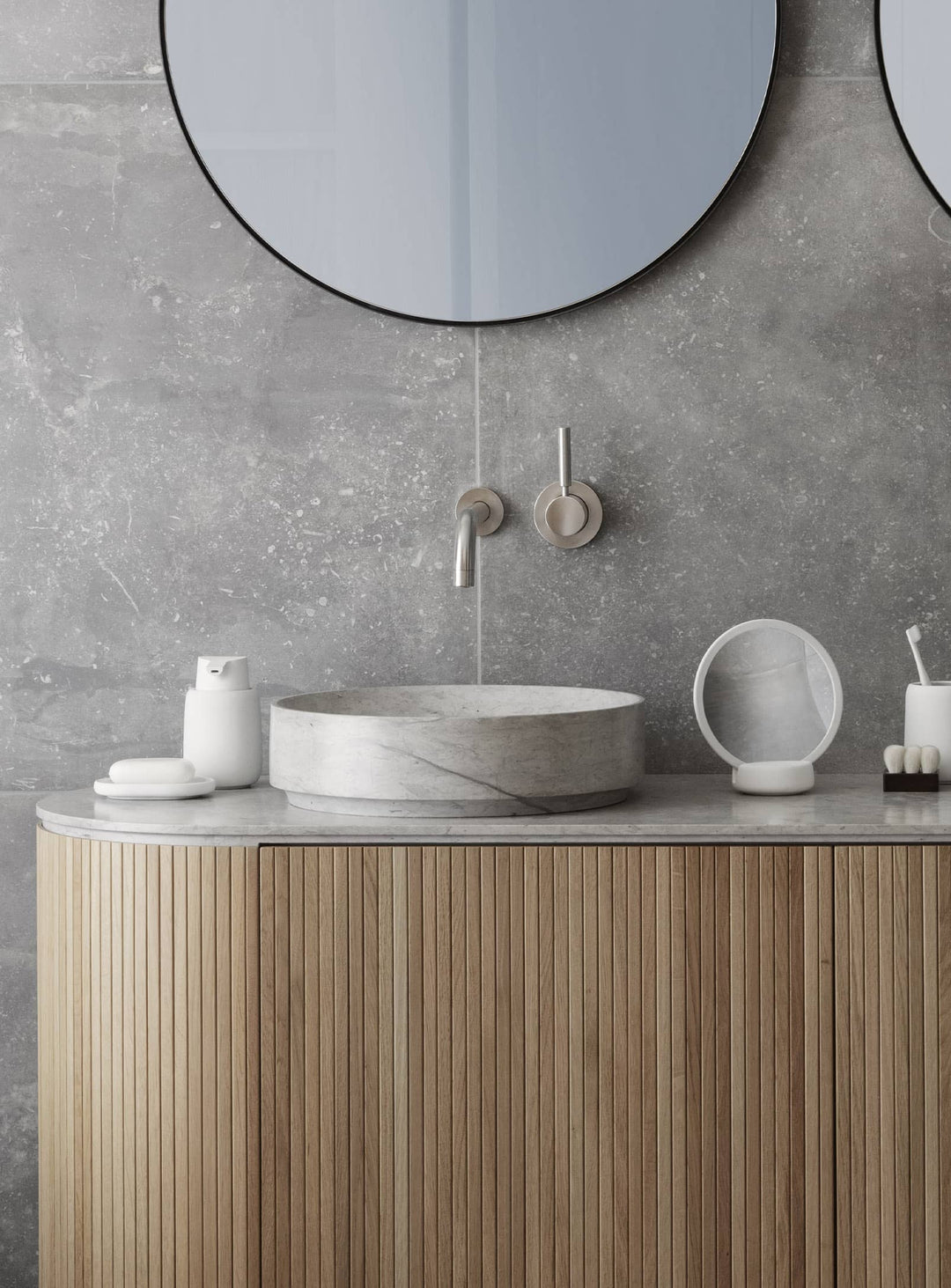 Blomus SONO : accessoire bain chic pour un savon toujours au sec. Crème.