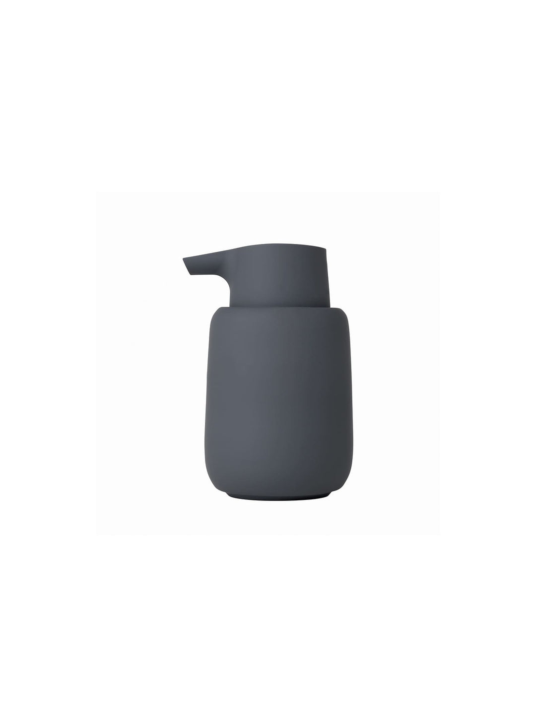 Distributeur savon blomus SONO : forme arrondie et finition mate. Charbon.