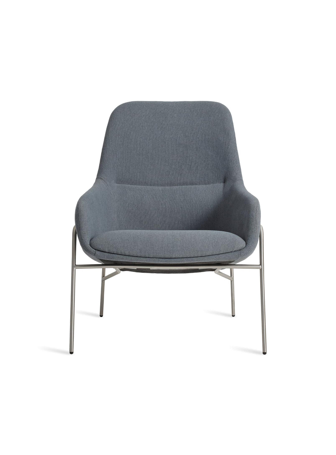 Fauteuil design Acre de Blu Dot, dossier haut et soutien optimal. maharam mode