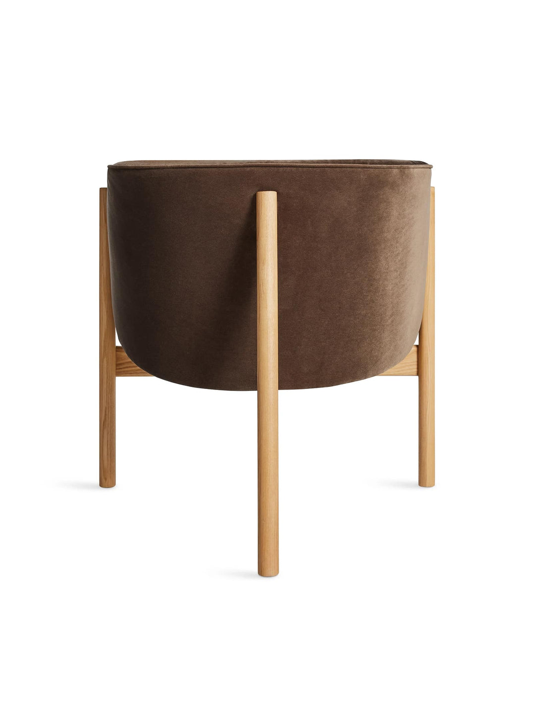 Fauteuil All In Blu Dot : fauteuil design, idéal pour salon moderne. coffee velvet