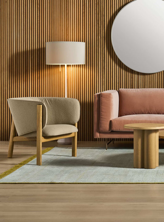 Fauteuil All In Blu Dot : fauteuil contemporain, confort et élégance intemporelle. kelso camel