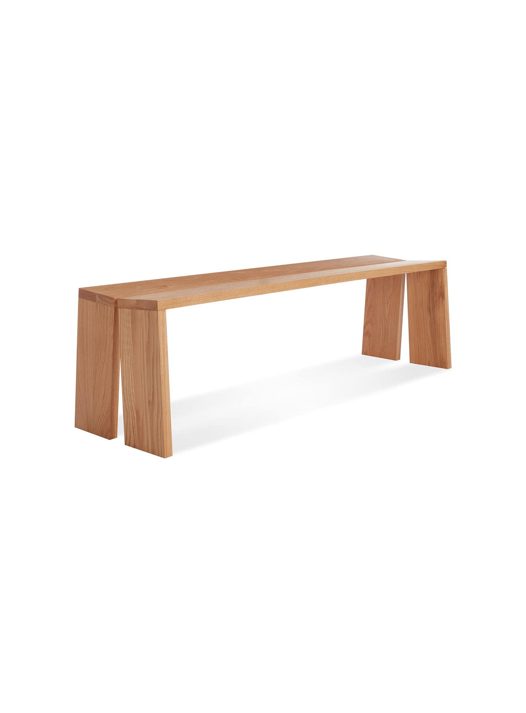 Blu Dot Amicable Split : banc en bois massif au style contemporain. chene