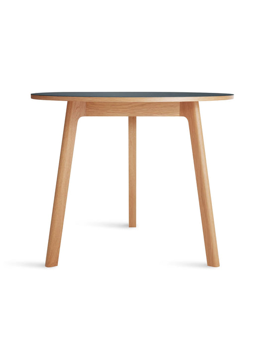 Blu Dot Apt : table moderne en bois, idéale pour maison ou bureau. vert.