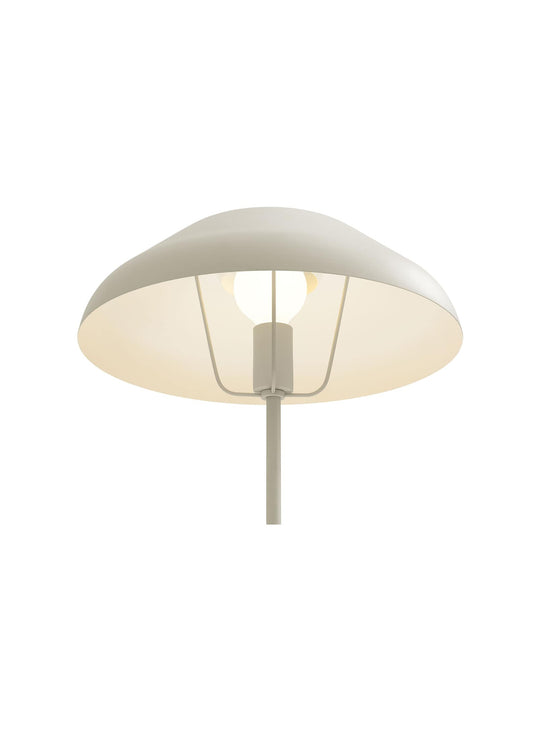 Découvrez la lampe de table Beau de Blu Dot : base en marbre et intensité réglable. Beige.