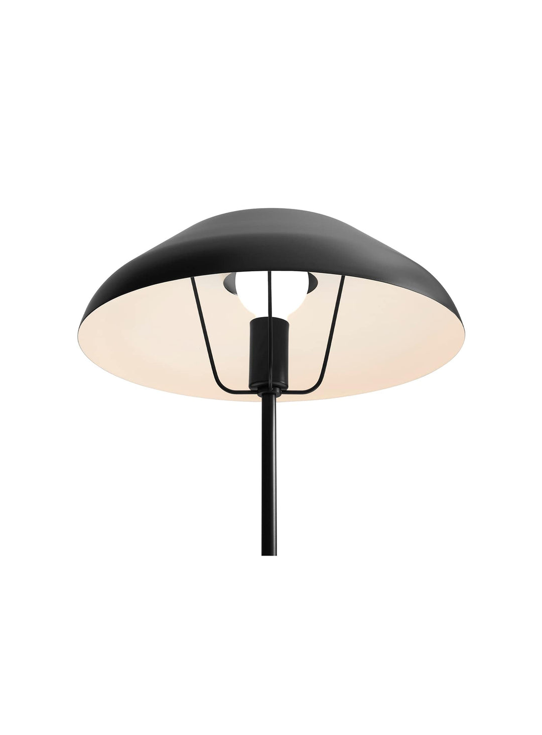 La lampe de table Beau de Blu Dot : un objet lumineux au style contemporain. Noir.