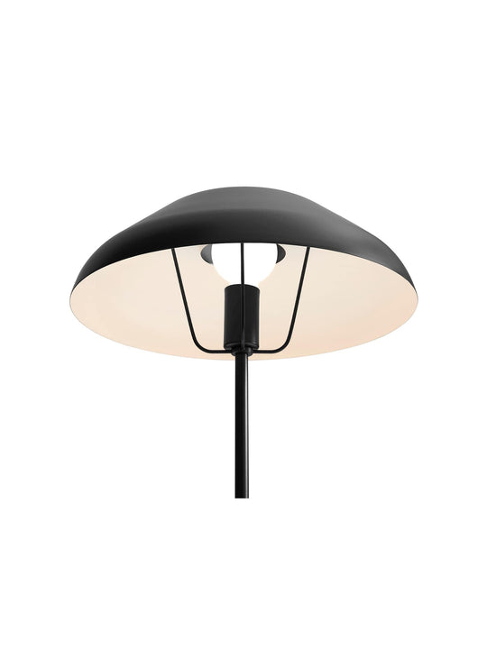 La lampe de table Beau de Blu Dot : un objet lumineux au style contemporain. Noir.