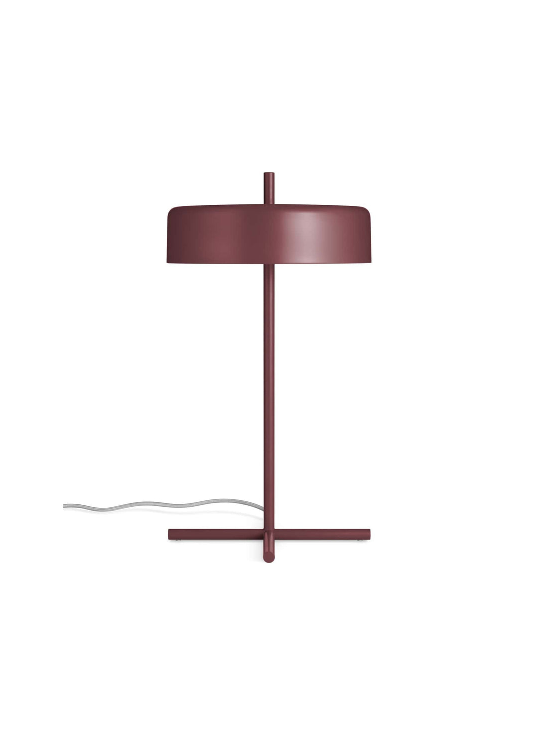 Lampe de table Bobber Blu Dot : un design contemporain et une lumière modulable à volonté. Rouge.