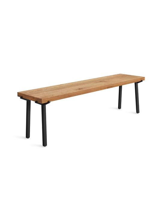 Banc Blu Dot Branch : le complément idéal de la table Branch ou de votre entrée. chene et noir
