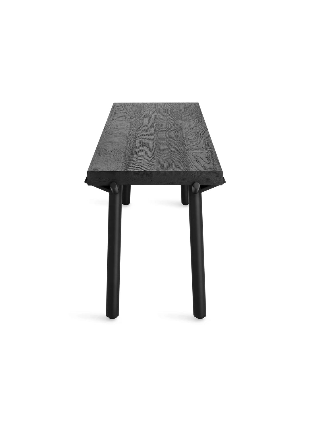Banc Blu Dot Branch : un mobilier durable en bois massif aux finitions soignées. chene noir