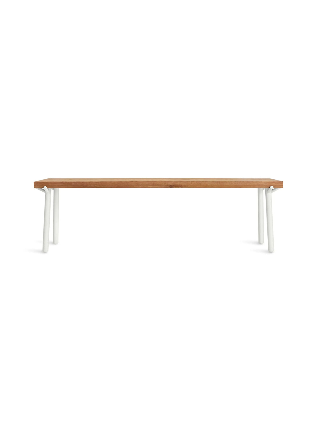 Banc Blu Dot Branch : une assise design au style épuré et intemporel. chene et blanc