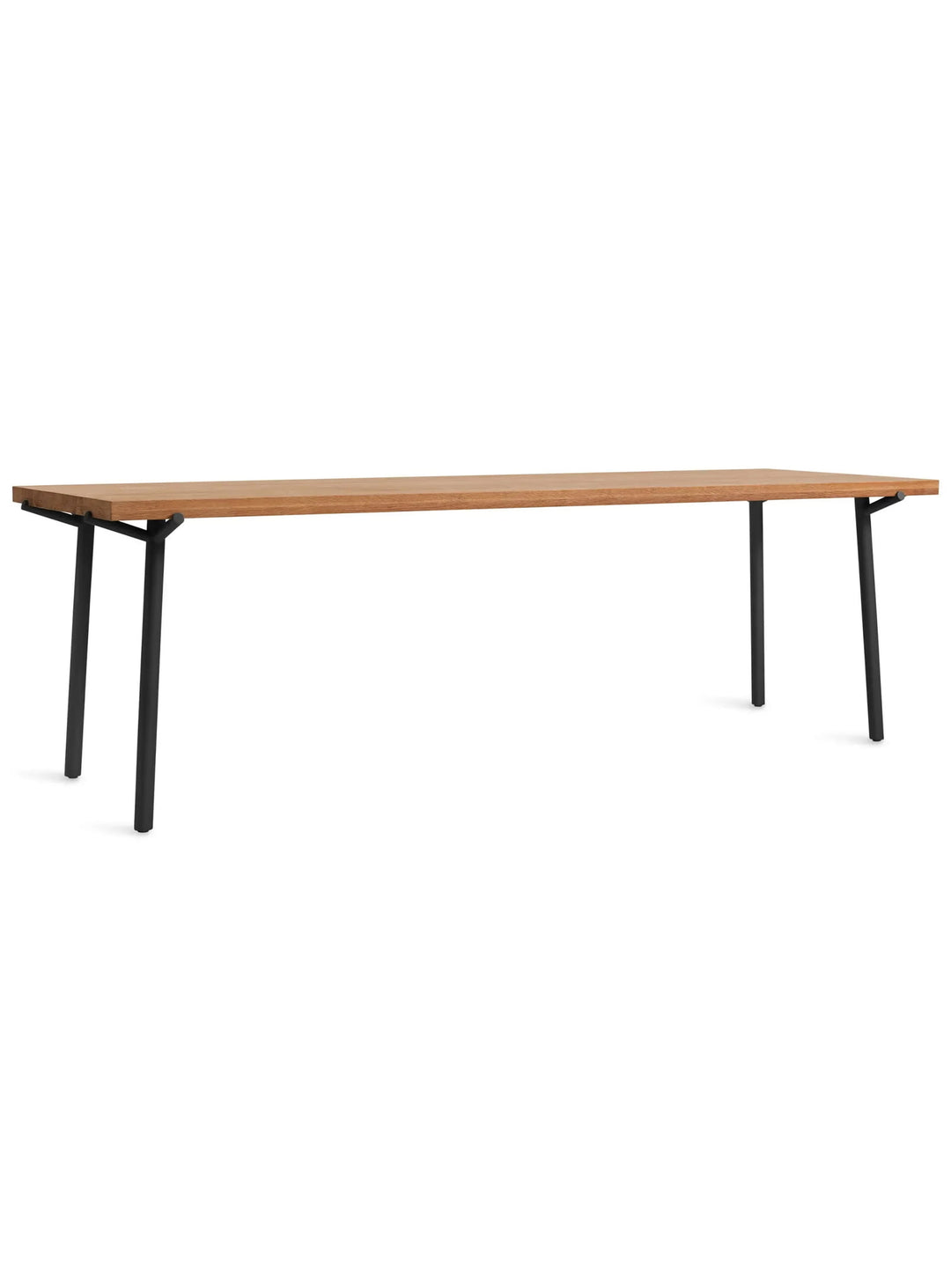 Table à manger Blu Dot Branch : une table design pensée pour les espaces de vie modernes. chene et noir