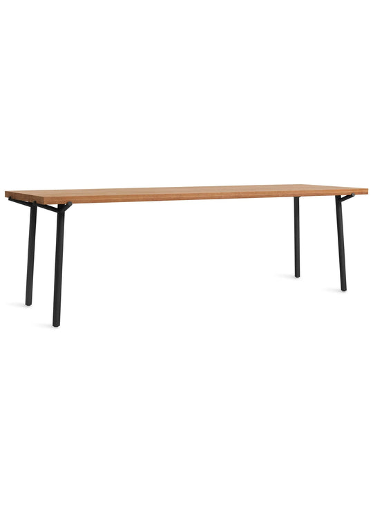 Table à manger Blu Dot Branch : une table design pensée pour les espaces de vie modernes. chene et noir