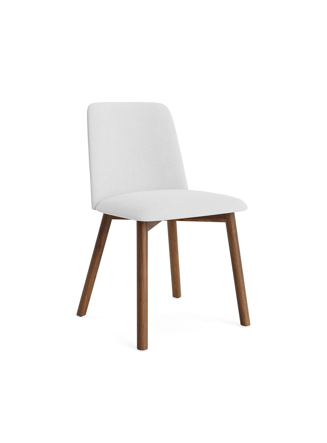 Chaise Chip Blu Dot : chaise moderne avec dossier incurvé et tissu élégant. camp salt