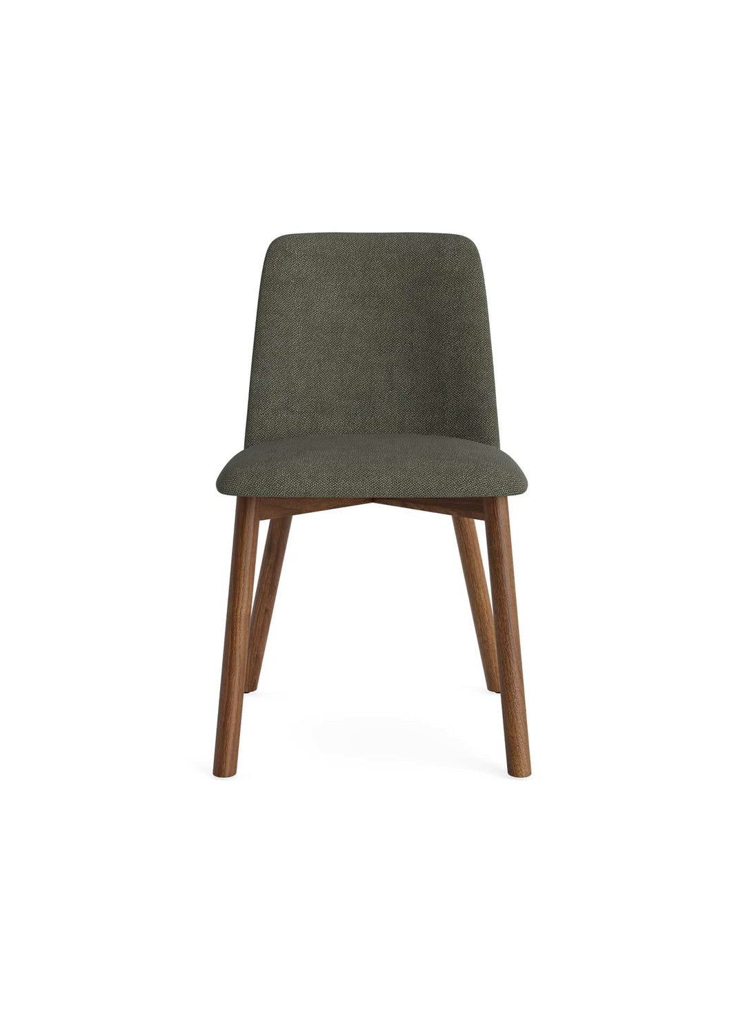 Chaise Chip Blu Dot : design durable avec bois chêne ou noyer. camp olive