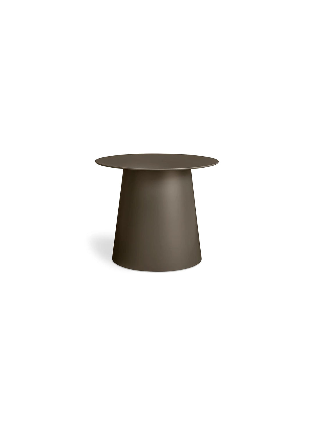 Table d'appoint Circula Cocktail Blu Dot, disponible dans plusieurs coloris tendance. olive foncé