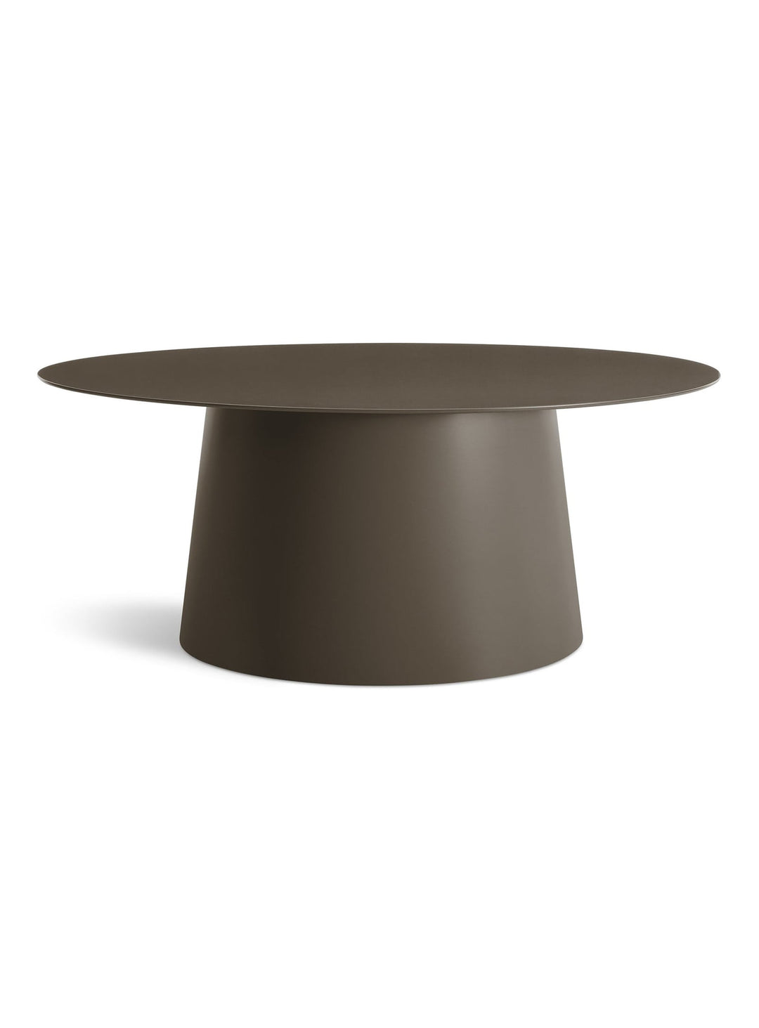 Table à café Circula Blu Dot : stable, élégante et conçue pour le quotidien. Vert olive.