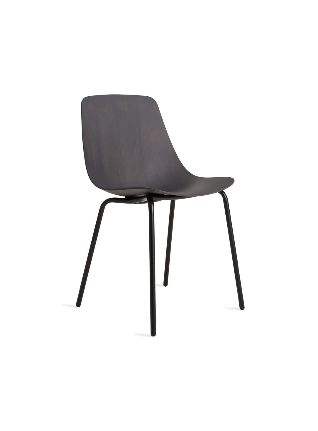 Chaise Blu Dot Clean Cut : parfaite autour d’une table ou d’un comptoir. Noir.