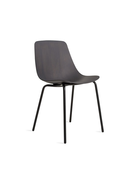 Chaise Blu Dot Clean Cut : parfaite autour d’une table ou d’un comptoir. Noir.