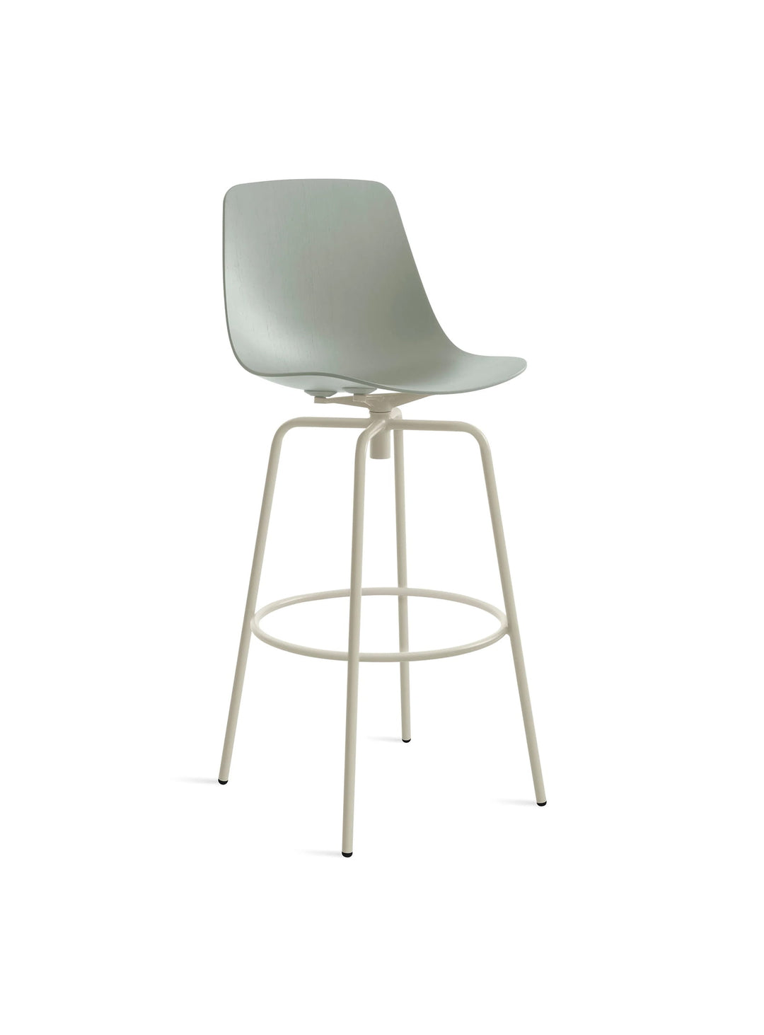 Tabouret de bar Clean Cut Blu Dot : tabouret design, idéal pour bar ou cuisine. grey green