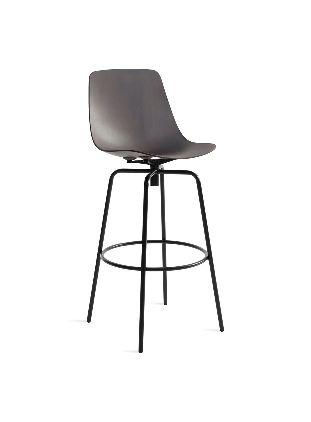 Tabouret de bar Clean Cut Blu Dot : tabouret contemporain, bois et métal. oblivion