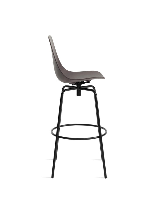 Tabouret de bar Clean Cut Blu Dot : tabouret contemporain, pivot 360° pratique. oblivion