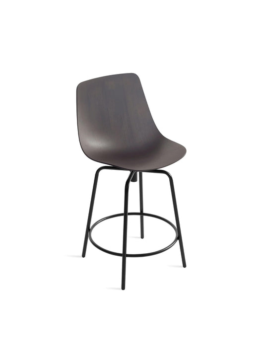 Tabouret de comptoir Clean Cut Blu Dot : tabouret design, pivotant et élégant. oblivion