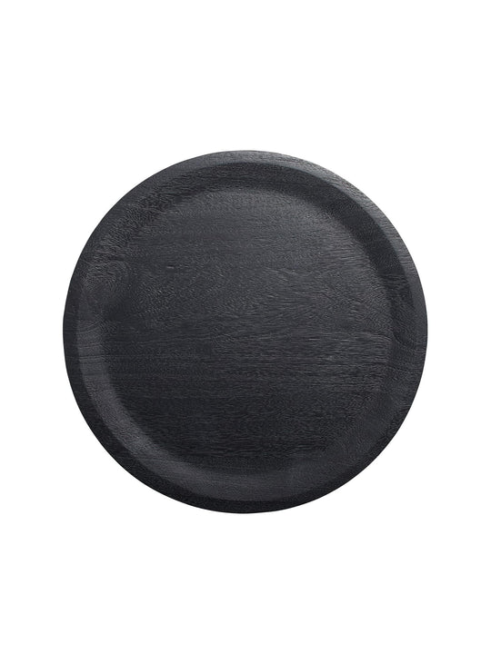 Blu Dot Coco : table en bois noir, brute et raffinée à la fois.