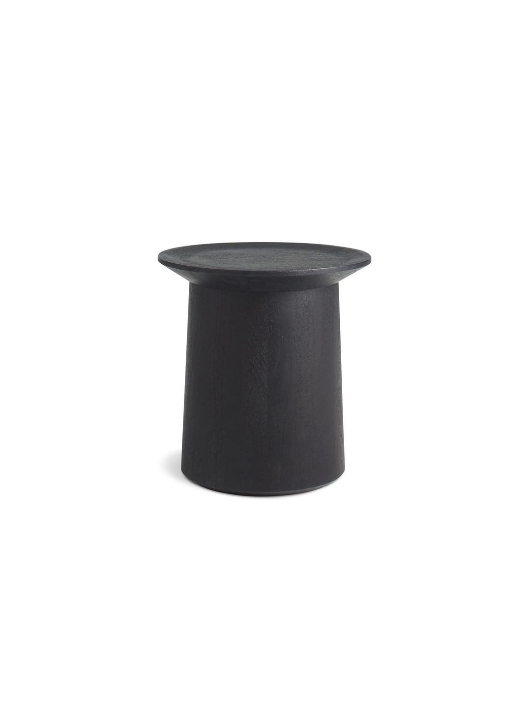 Coco Blu Dot : design sculptural en acacia noir, à la fois stable et raffiné. petit.