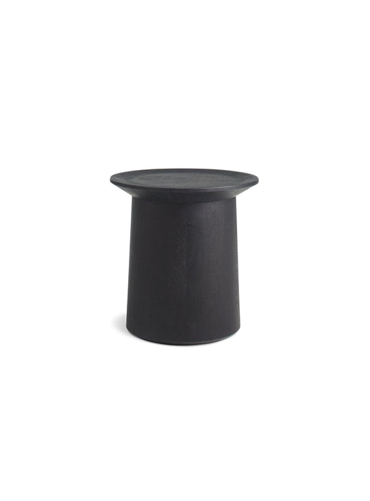 Coco Blu Dot : design sculptural en acacia noir, à la fois stable et raffiné. petit.