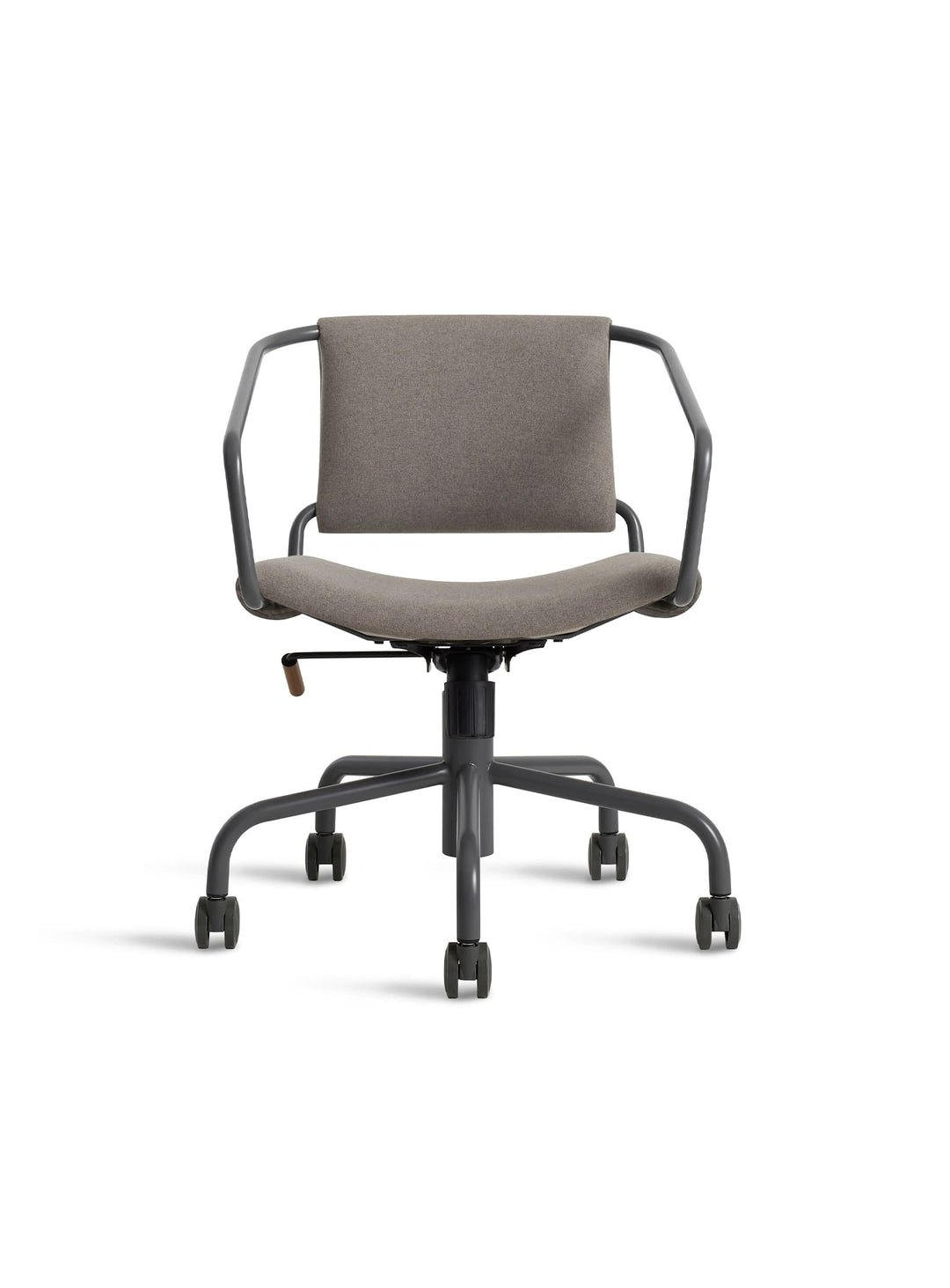 Chaise de bureau Blu Dot Daily : une assise rembourrée avec hauteur réglable.